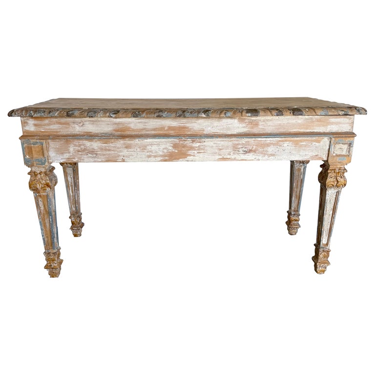 Gustavian Style Painted Console-Pair Available if Needed