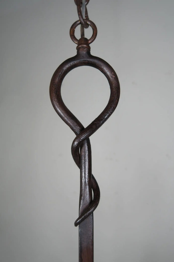 Benedict  Wrought Iron Chandelier by Miamar Home