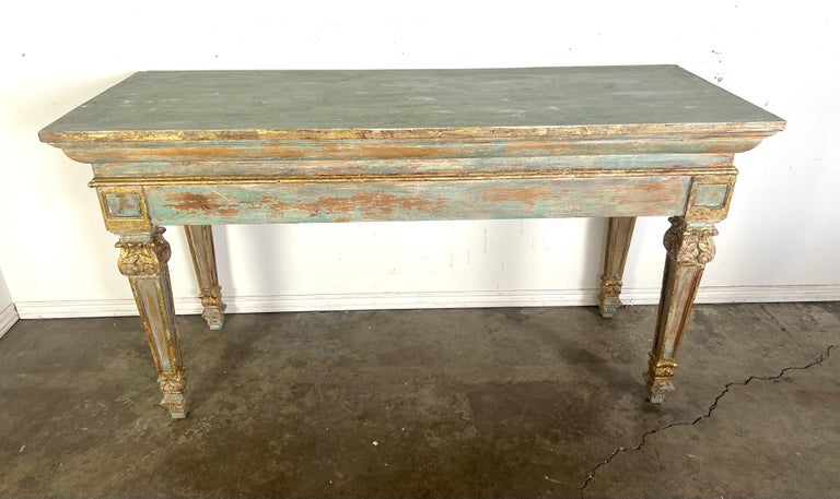 French Provincial Painted Console-Pair is Available
