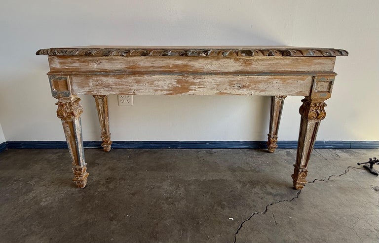 Gustavian Style Painted Console-Pair Available if Needed