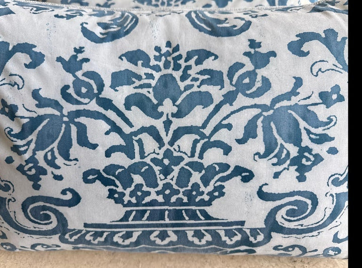 Pair of Blue Venetian Fortuny Pillows