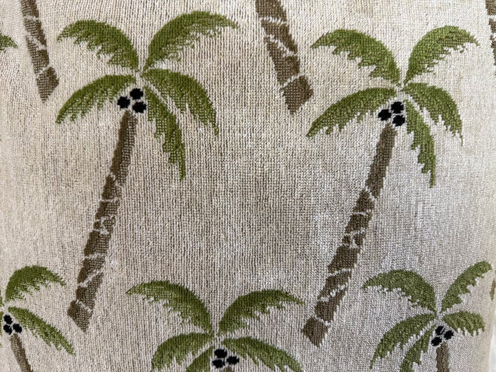 Pair of Schumacher Textile Pillows "Coconut Grove"
