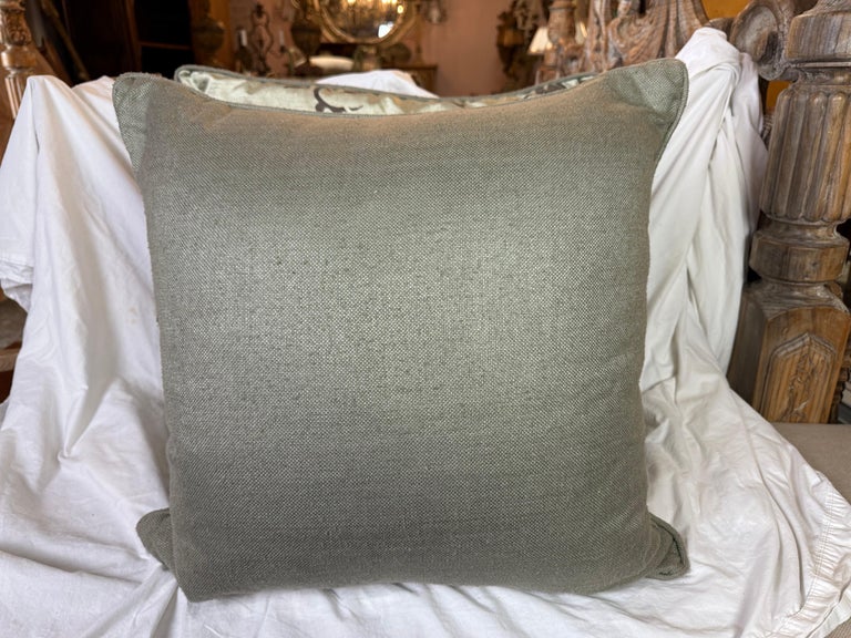 Pair of Stenciled Nomi Velvet Pillows