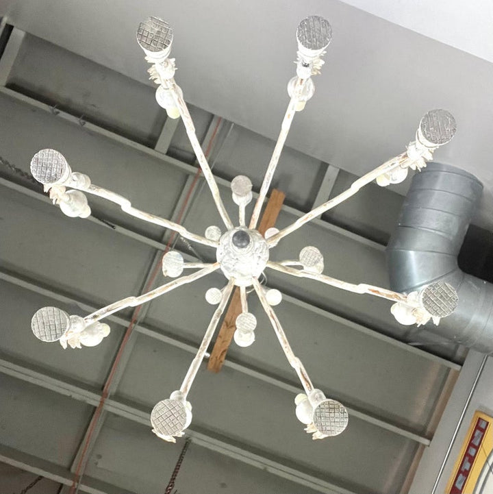 12-Light Tuscan Style Two-Tier Chandelier