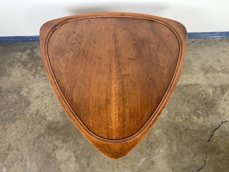 Sculptural Danish Modern Triangular Coffee Table