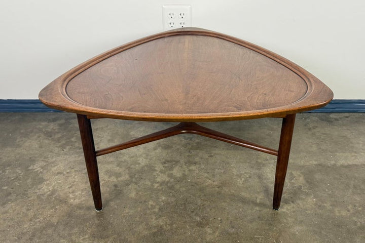 Sculptural Danish Modern Triangular Coffee Table