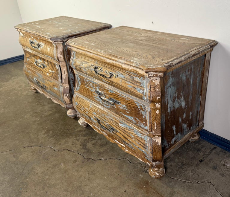 Pair of Louis Xv Style Bombe Chests