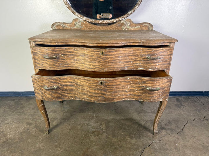 French Provincial Style Dresser w/ Mirror