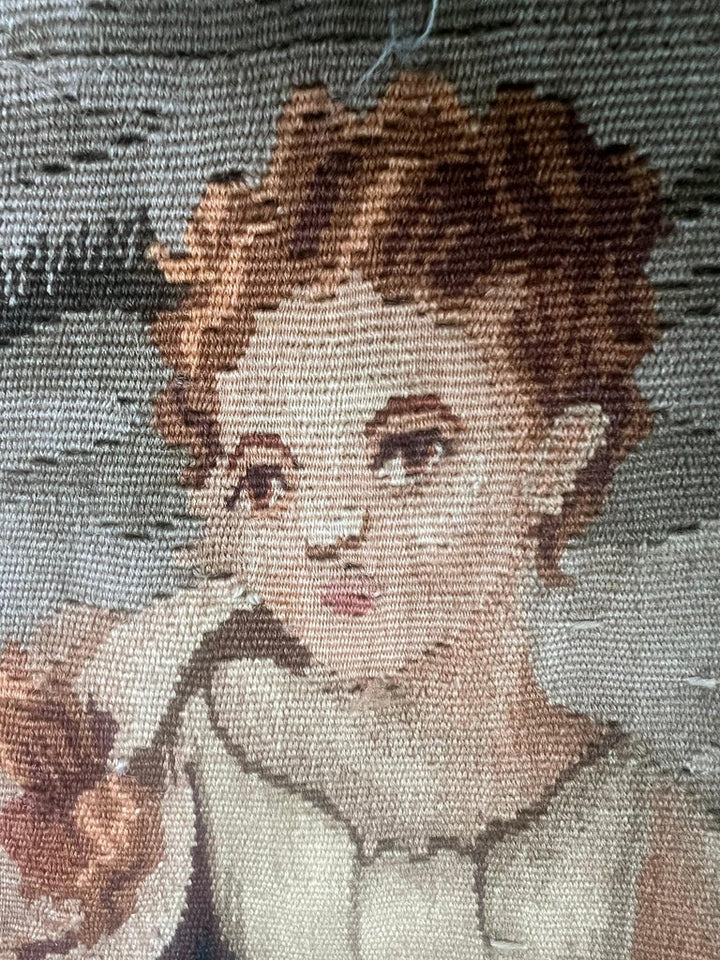 Charming Romantic Early 19th-Century French Tapestry
