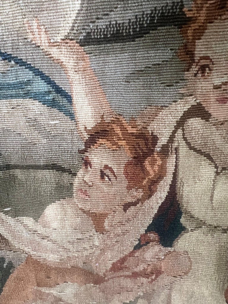 Charming Romantic Early 19th-Century French Tapestry