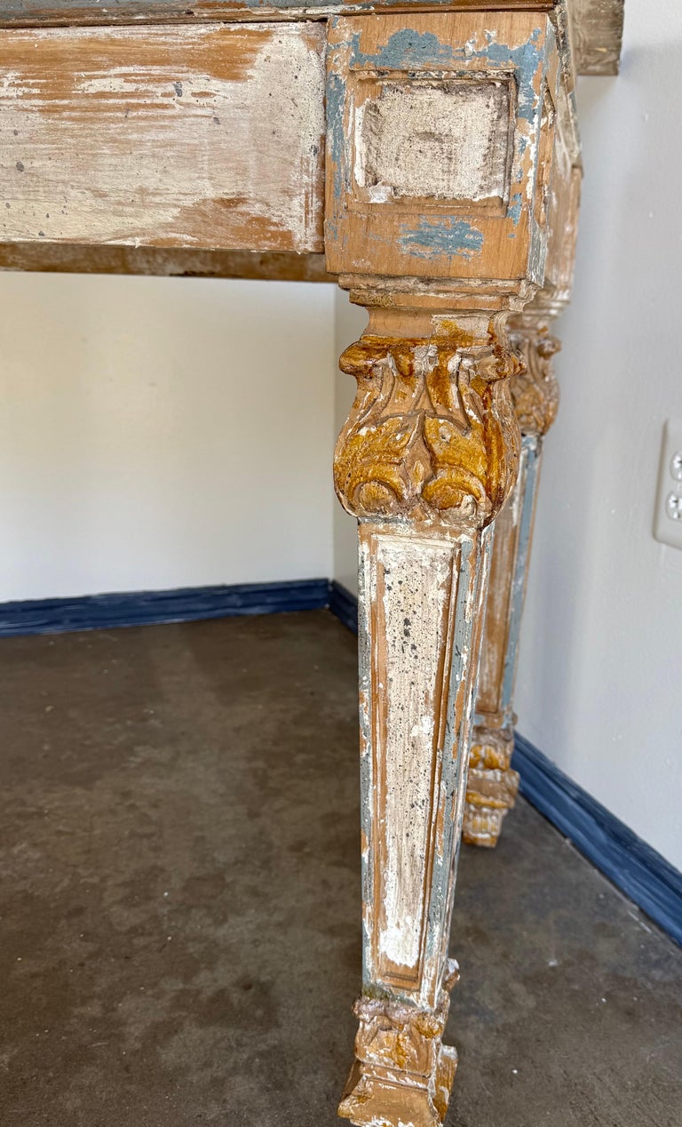 Gustavian Style Painted Console-Pair Available if Needed
