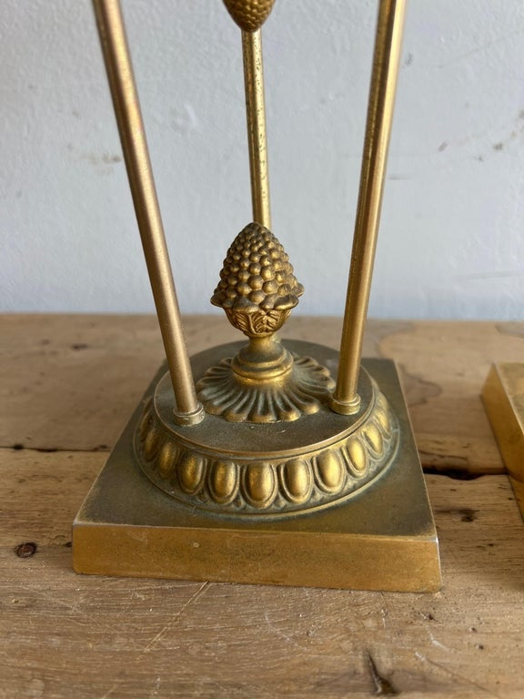 Early 20th Century Bronze Candle Holders