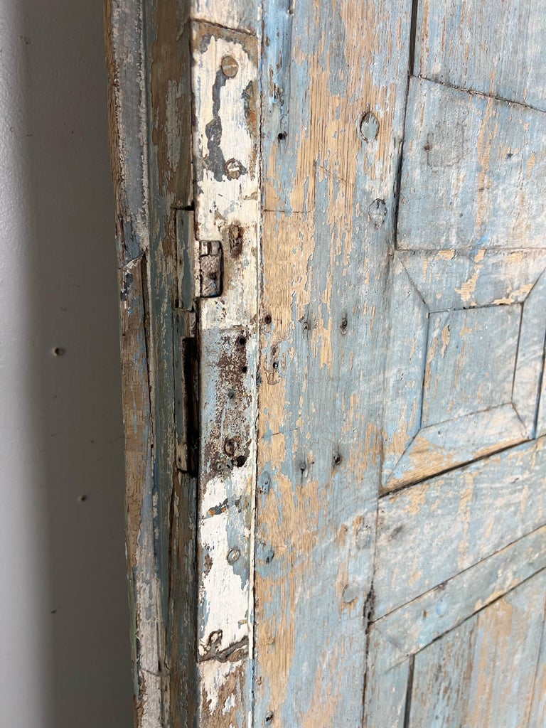Pair of Italian Painted & Parcel Gilt Doors C. 1900