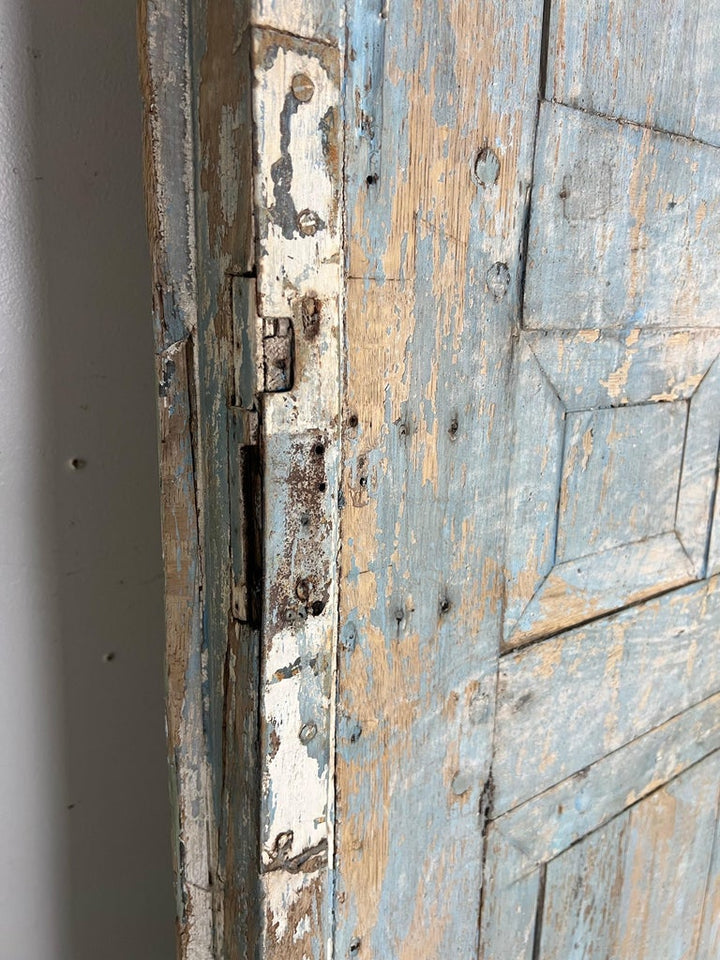 Pair of Italian Painted & Parcel Gilt Doors C. 1900