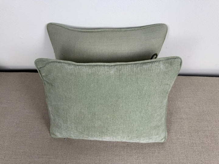 Pair of Linen Embroidered Pillows