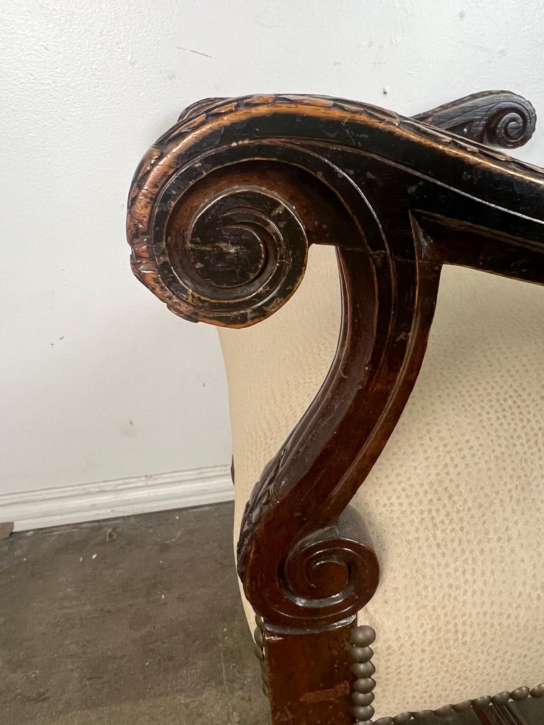 19th C. Italian Baroque Style Bench