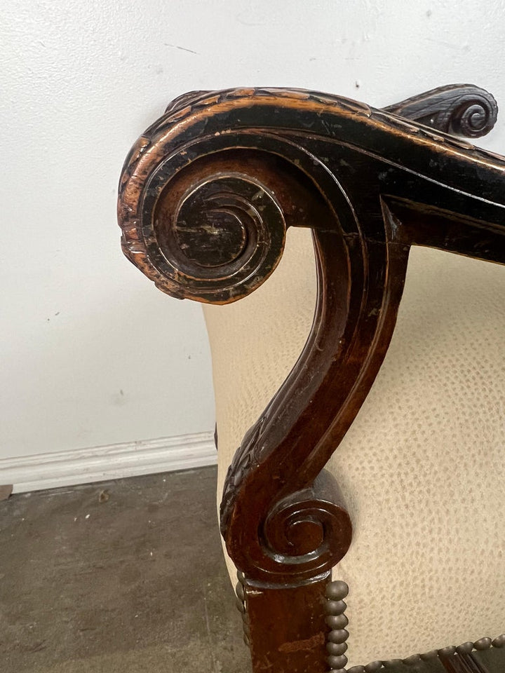 19th C. Italian Baroque Style Bench