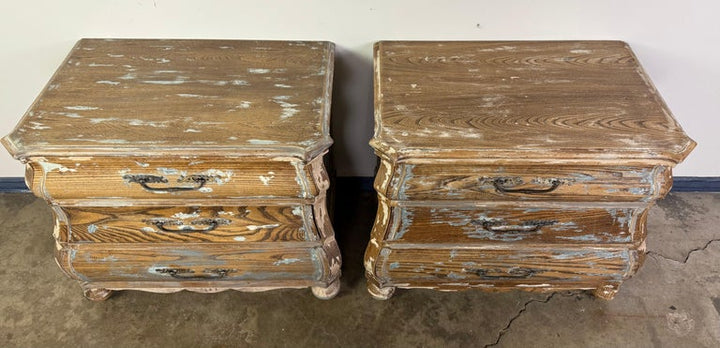 Pair of Louis Xv Style Bombe Chests