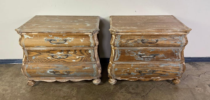 Pair of Louis Xv Style Bombe Chests