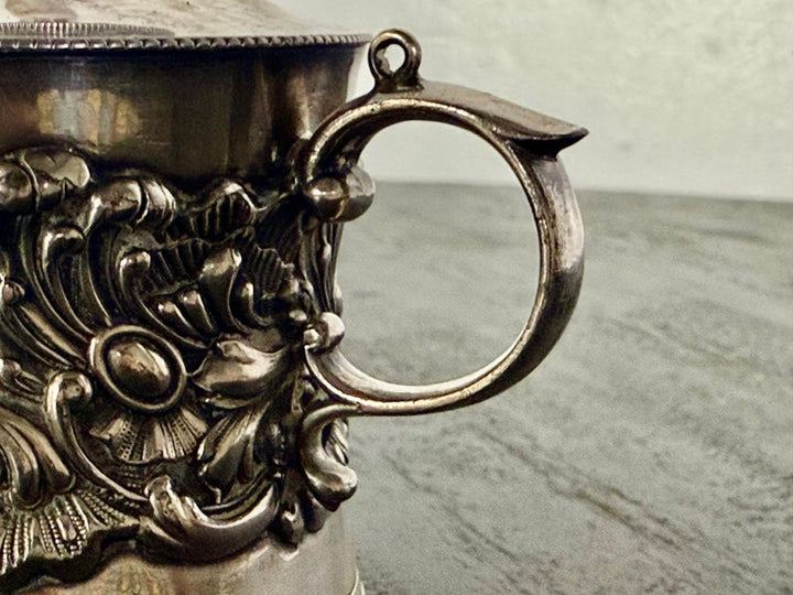 Victorian Silver Plated Oil Lamp by Derby Silver Company