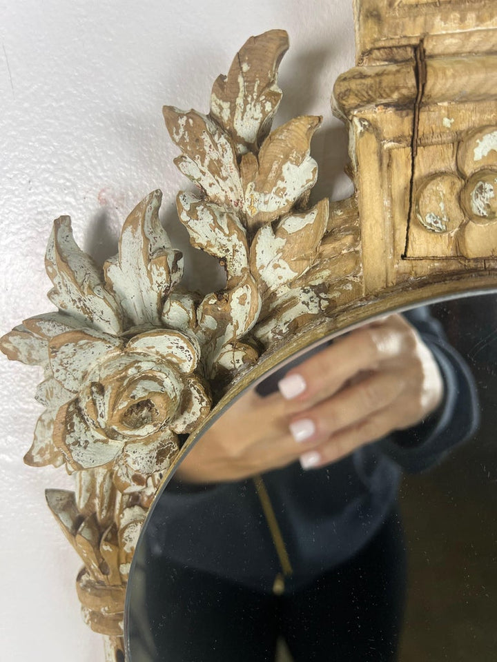 19th C. French Carved Mirror