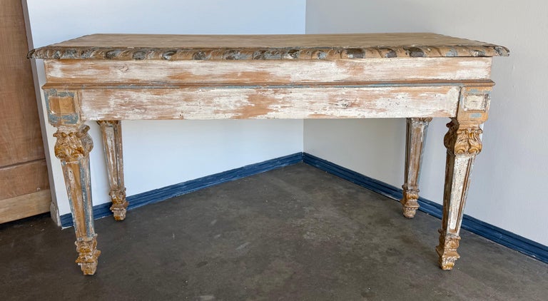 Gustavian Style Painted Console-Pair Available if Needed