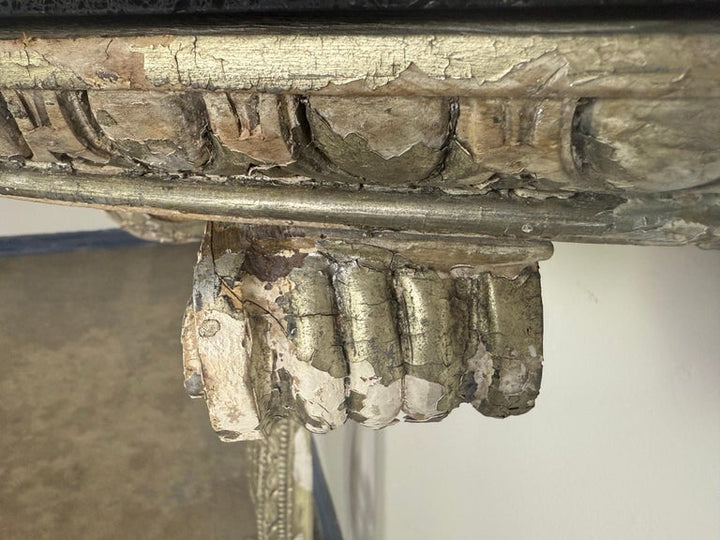 Italian Silvered Console w/ Granite Top