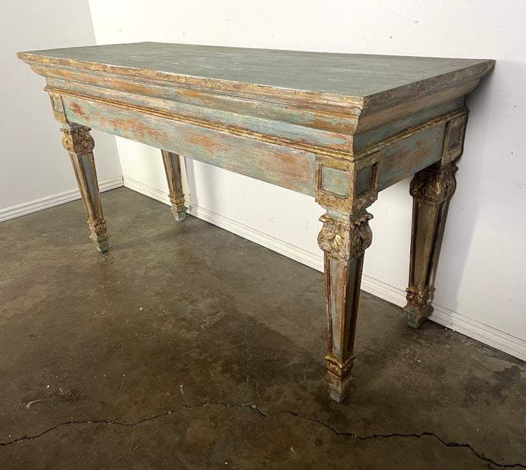 French Provincial Painted Console-Pair is Available