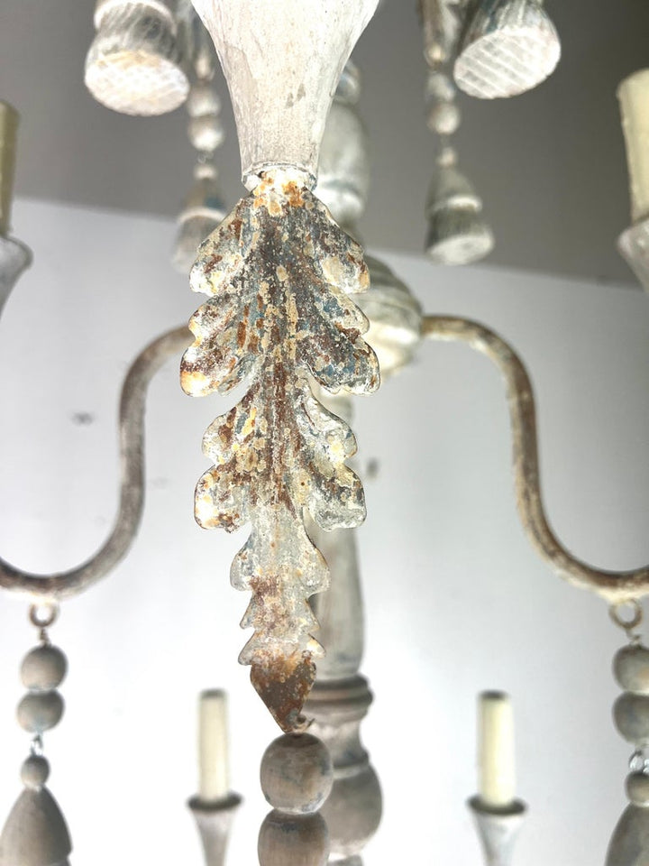 12-Light Tuscan Style Two-Tier Chandelier