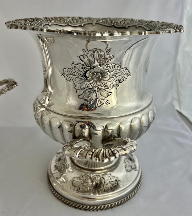 Pair of Early 19th Century English Sheffield Wine Coolers by Boulton