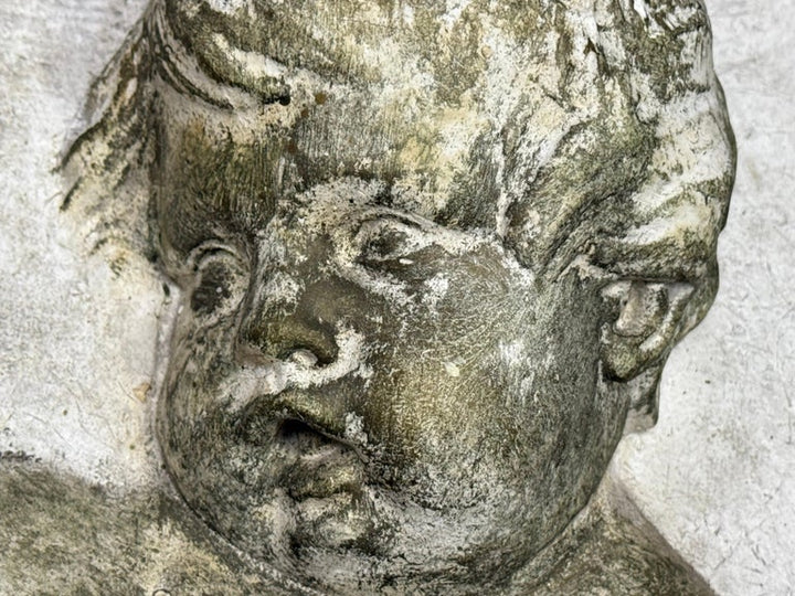 Bas-Relief Artwork of Cherubic Figures C. 1900