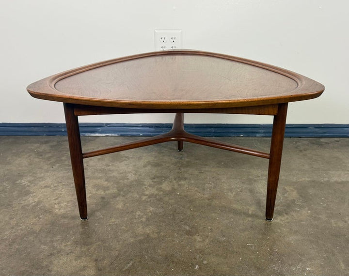 Sculptural Danish Modern Triangular Coffee Table