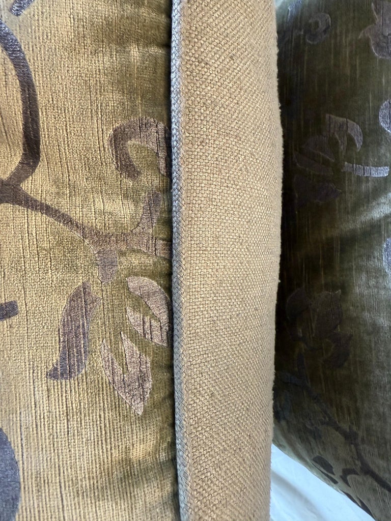 Pair of Stenciled Nomi Velvet Pillows