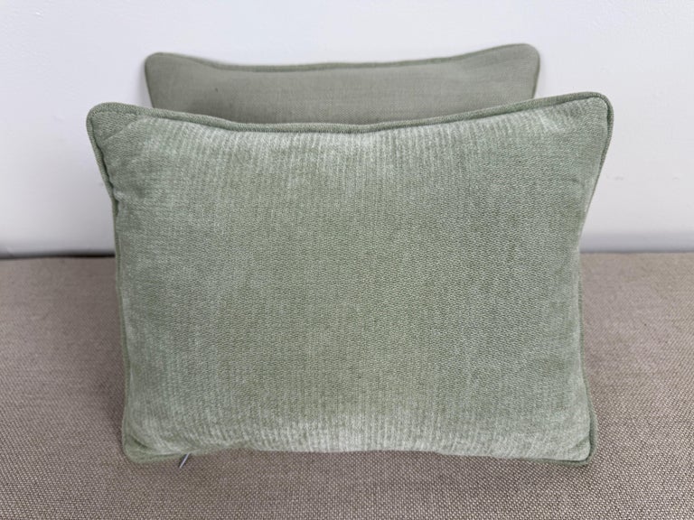 Pair of Linen Embroidered Pillows