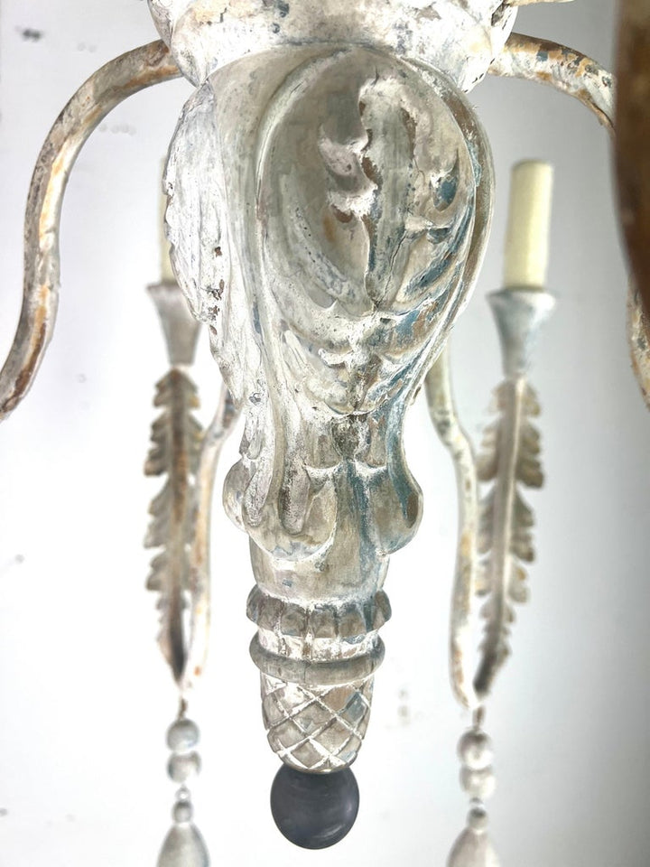 12-Light Tuscan Style Two-Tier Chandelier