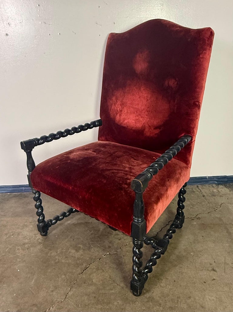 Pair of 19th C. Spanish Armchairs