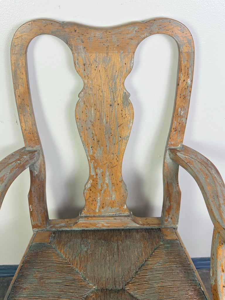 Set of Eight Queen Anne Dining Chairs