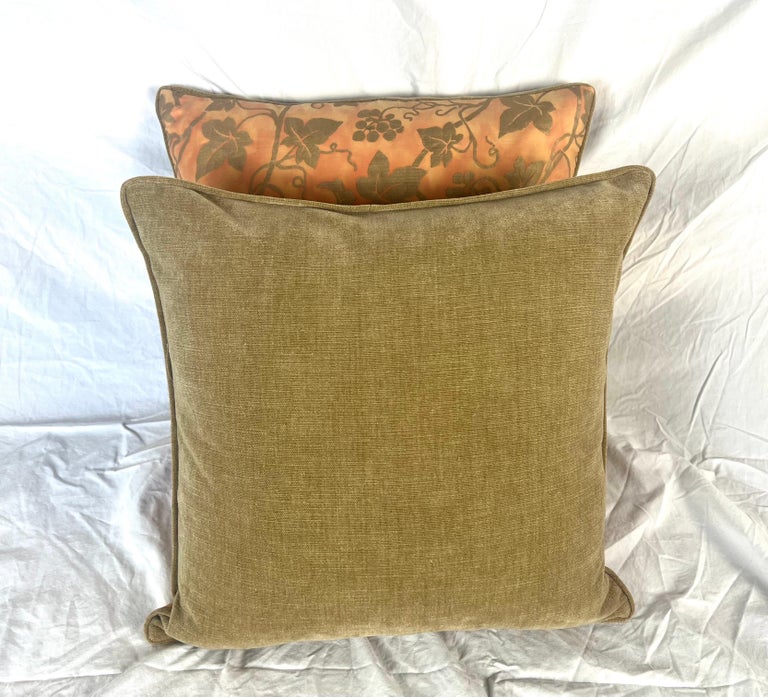 Pair of Ederna Patterned Fortuny Textile Pillows