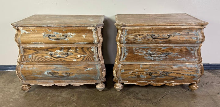 Pair of Louis Xv Style Bombe Chests