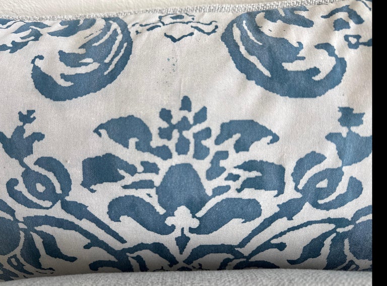 Pair of Blue Venetian Fortuny Pillows