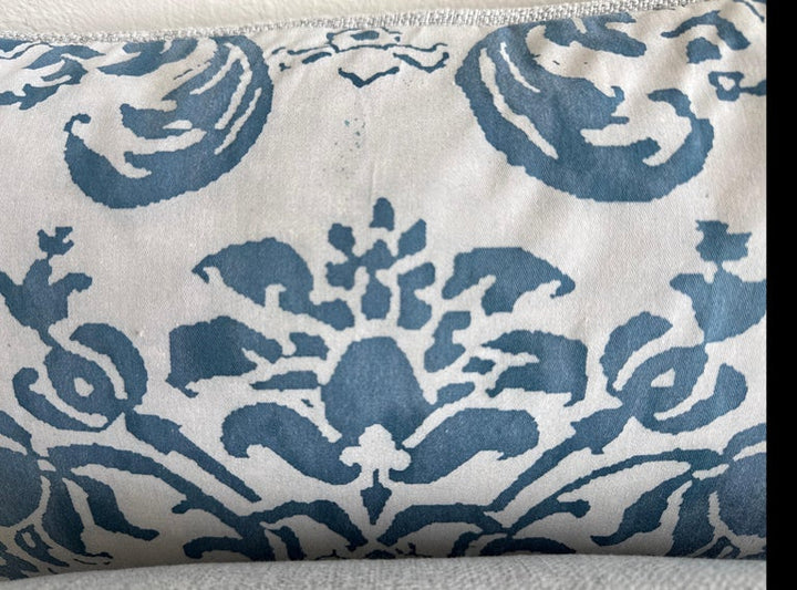 Pair of Blue Venetian Fortuny Pillows