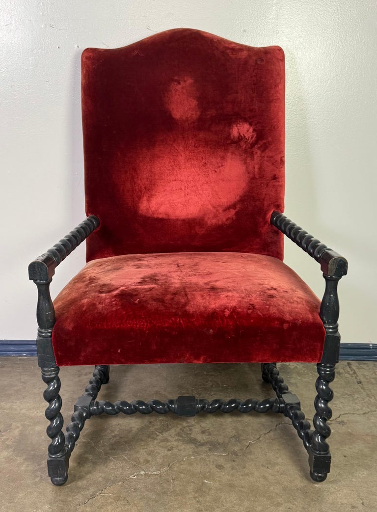 Pair of 19th C. Spanish Armchairs