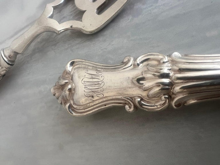 Victorian Silver Fish Serving Set-Early 20th Century