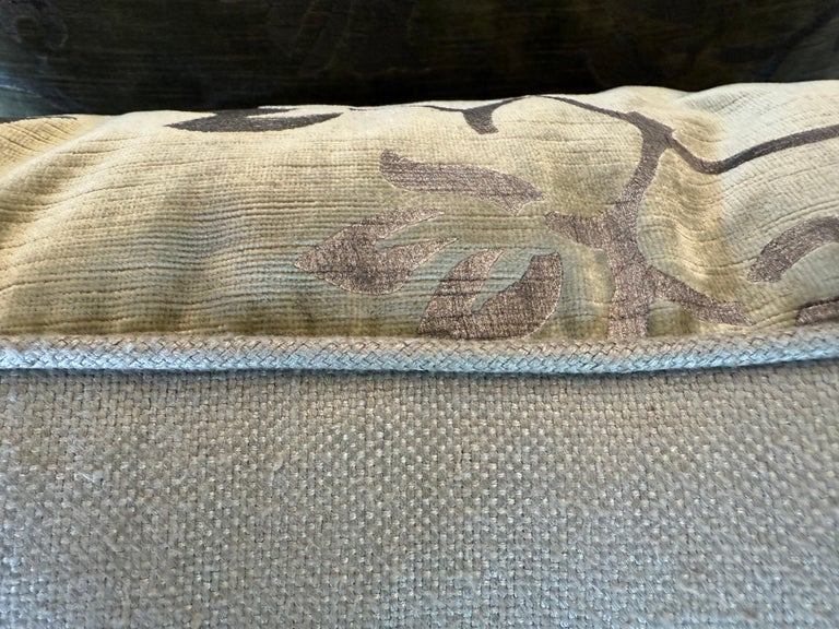 Pair of Stenciled Nomi Velvet Pillows