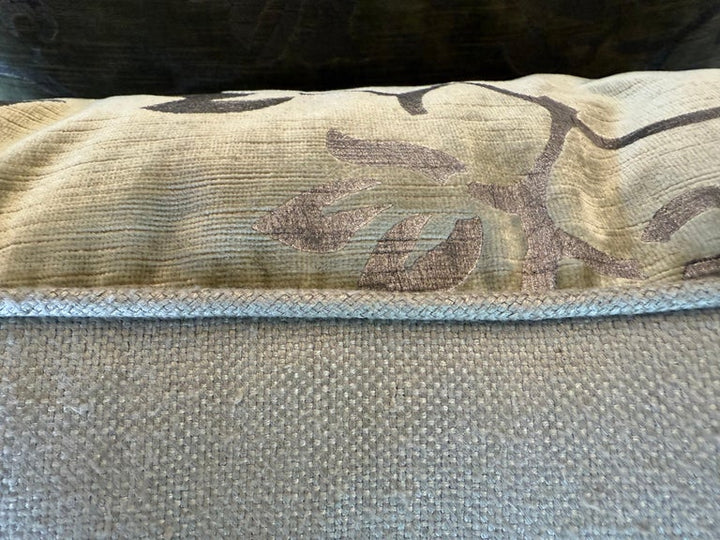 Pair of Stenciled Nomi Velvet Pillows