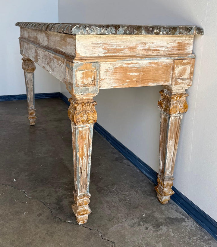 Gustavian Style Painted Console-Pair Available if Needed