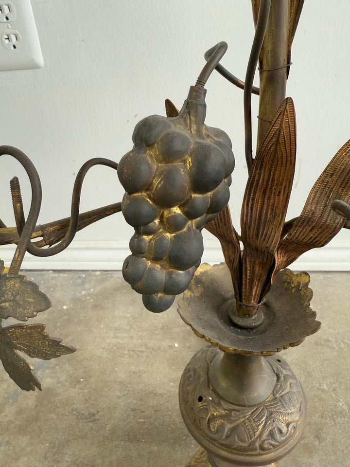 Pair of 19th C. Italian Brass Candelabras