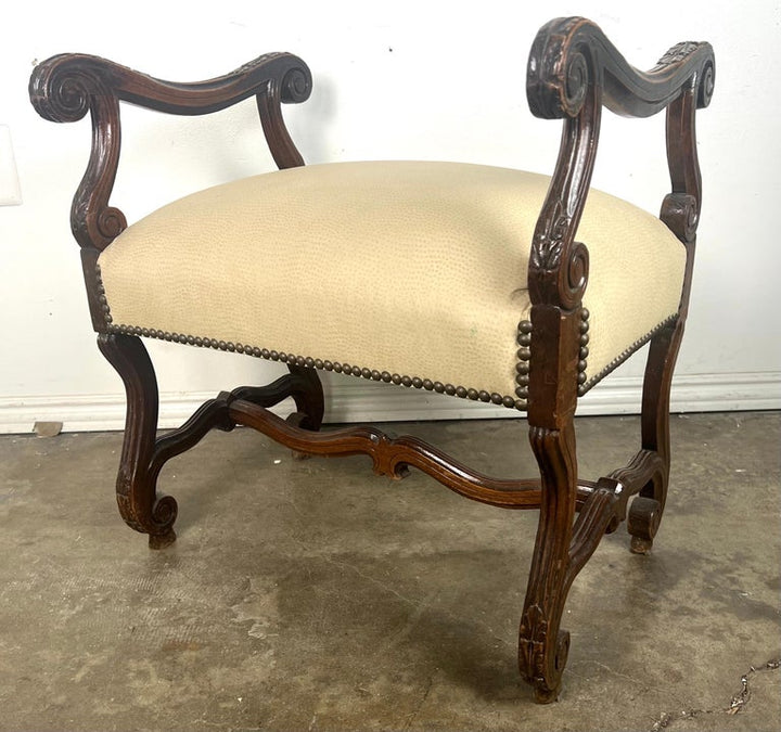 19th C. Italian Baroque Style Bench