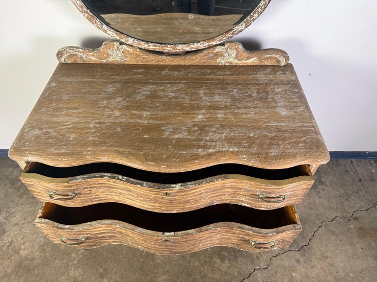 French Provincial Style Dresser w/ Mirror