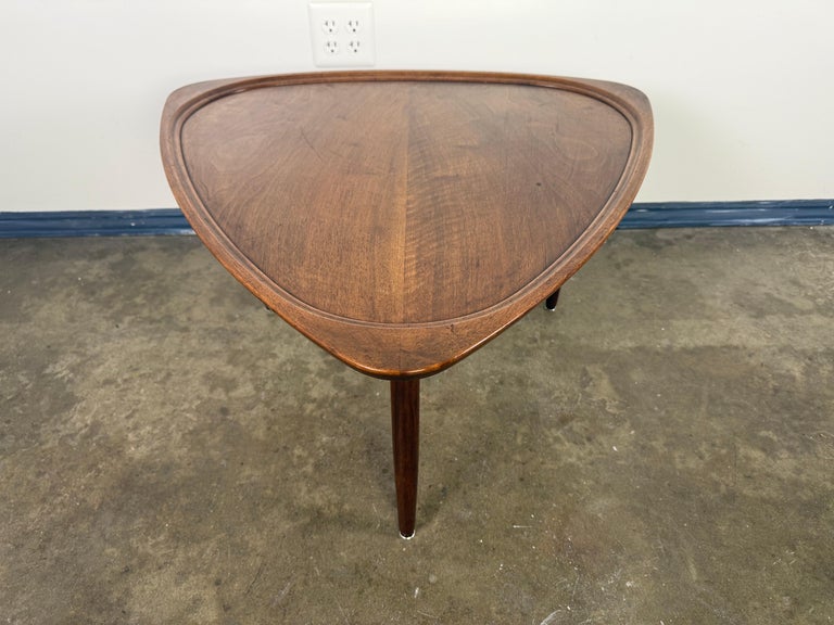 Sculptural Danish Modern Triangular Coffee Table